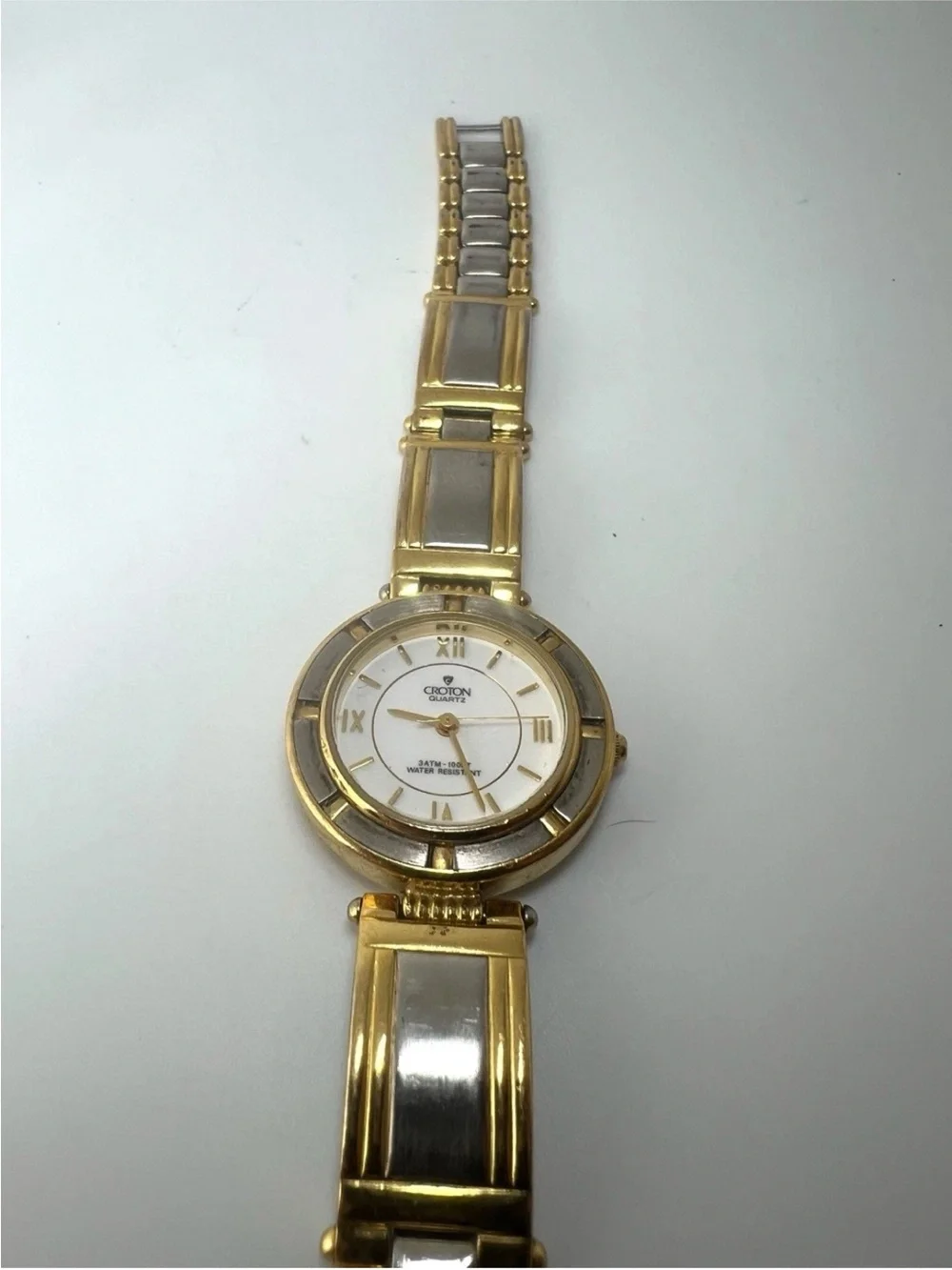 Croton Gold and Silver Two-Tone Ladies Quartz Watch